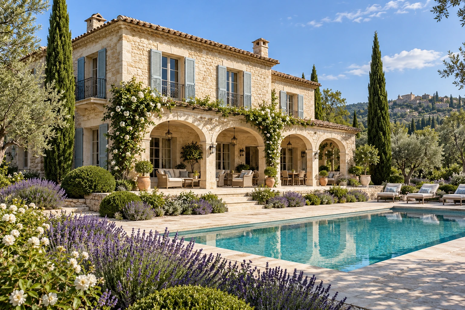 Provençal garden villa
